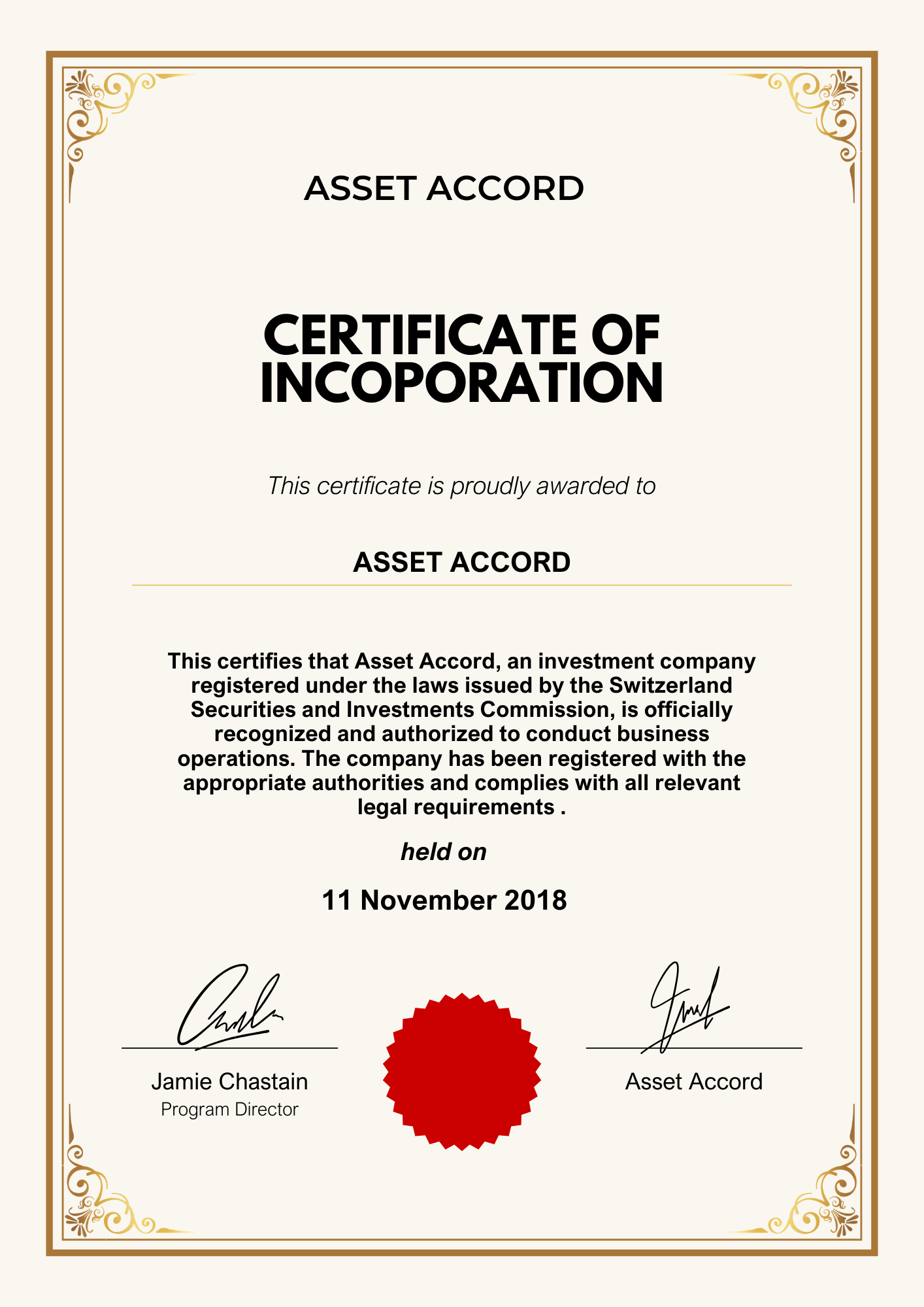Asset Accord Office